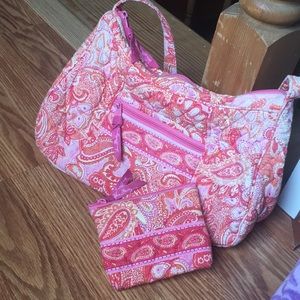 NEW Vera Bradley Matching Set Purse and Pouch